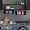 AmonHouseware 2 Pack Under Shelf Basket Organizers,Adjustable Hanging Under Cabinet