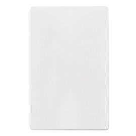 TG Mid-Size Screwless Blank Wall Plate, Child Safe Blank Device Outlet Cover, Medium Size 1-Gang 4.88" H x 3.11" L, Polycarbonate Thermoplastic, UL Listed, SP-MB1-W, White (1 Pack)