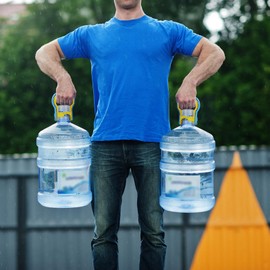 Kokone 5 Gallon Water Bottle Handle 2 Pack Plastic Water Bottle Lift Handle, Energy Saving 5 Gallon Water Jug Handle Drinking Water Bottle Handle Non-Slip Jug Handle Bottle Handle for 5 Gallon