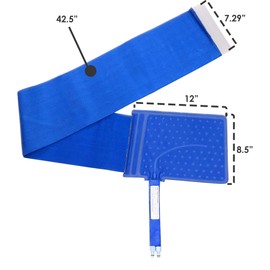 Polar Products Active Ice® 3.0 Full Coverage Cold Therapy Foot & Ankle Pad 12.75” x 12.5” with Detached Belts. Use only with The Polar AIS Therapy System.