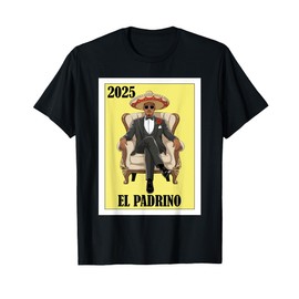 Funny Mexican Baptism Baby Shower Padrino Proposal 2025 T-Shirt