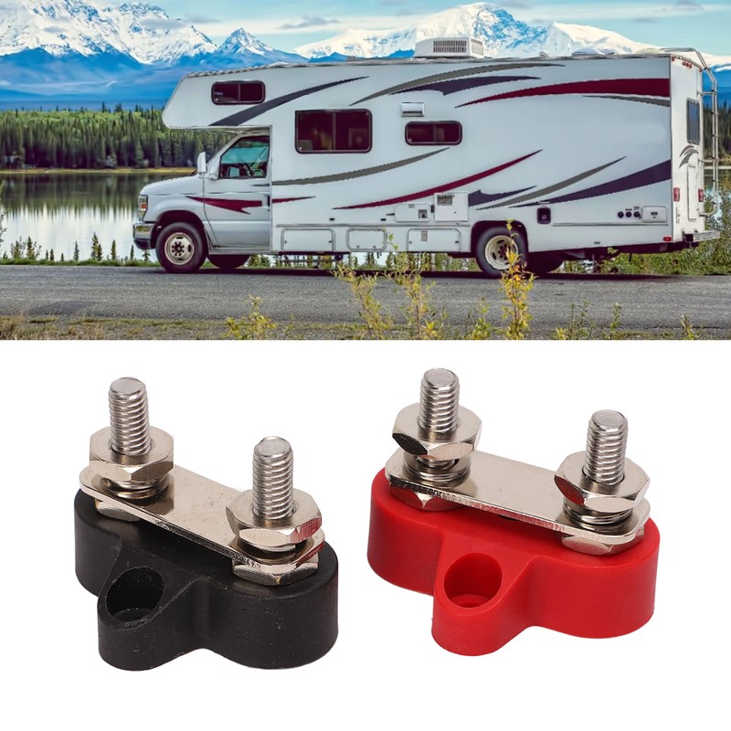 1 Pair 48V Battery Power Stud Stainless Steel Post Bus