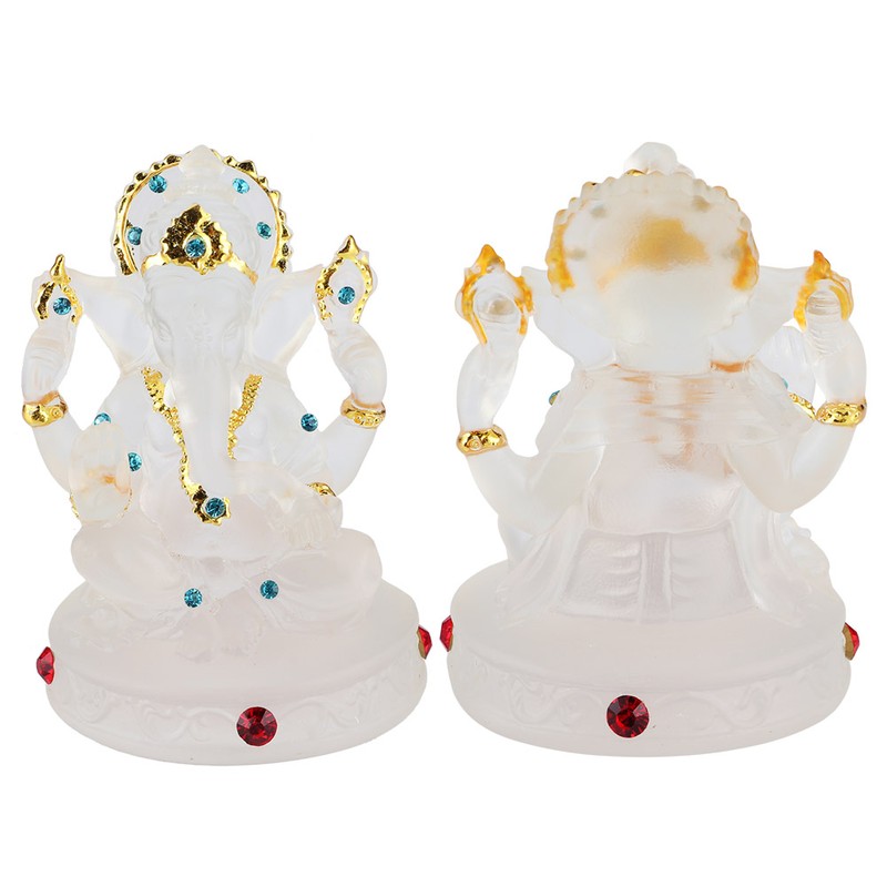 Southeast Asia Transparent Elephant God Ornaments Handicraft Decoration Daily Ornament
