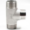 AGUTEA 304 Stainless Steel 1” Tee Male NPT T Shape