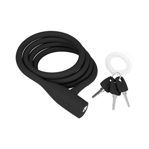 Knog Brand New Party Coil Cable Key Lock Stainless Blade Style Lock Barrel 10mm x 1.35m