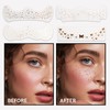 GWAWG Glitter Freckles Face Tattoos 4 PCS Gold Glitter Makeup