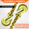 YATOINTO G80 Transport Binder Chain 3/8 Inch x 10 Foot