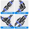 ERGAOBOY 40 pieces 6 mm AD push to connect fitting