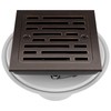 Delta Faucet 4 Inch Tile-In Square Shower Floor Drain Oil