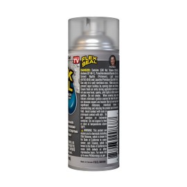 Flex Seal Mini, Clear, Stop Leaks Instantly, Waterproof Rubber Spray On Sealant Coating, Travel Size, Perfect for Gutters, Wood, RV, Campers, Roof Repair, Skylights, Windows, and More