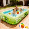 Alberca Inflable Big For Ninos, 210 Cm, Pvc, Dinosaurios