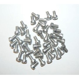 8-32 X 1/4" Fillister Head Slotted Aluminum Machine Screws - Lot of 100 Pcs. HQ