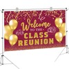 Dill-Dall Welcome to Class Reunion Backdrop Wall Banner, Class of