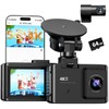 Dash Cam Front and Rear: 4K Dual Channel Dash Cam