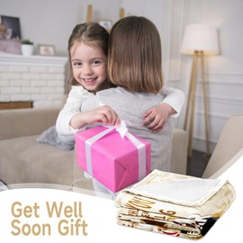 CAPRIFIC Get Well Soon Gifts for Women, Thinking of You Gift, Feel Better Gifts, Cheer Up Gifts, Healing Hug Blanket for Women & Men, Inspirational Gifts Blanket 150x130cm, Gift for Friends, Sisters
