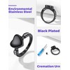 Heart Cremation Ring for Ashes Cremation Urn Jewelry Keepsake Locket