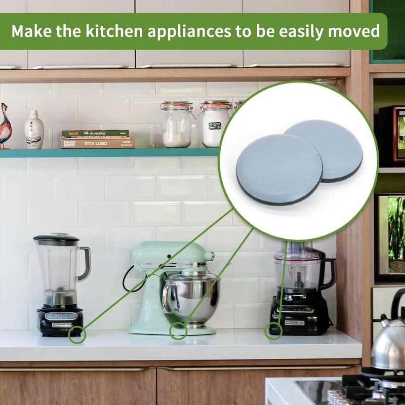 COVERCORNER Kitchen Sliders for Counter - Self Adhesive Small Appliance