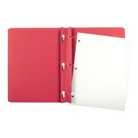 Oxford Duotangs, Paper File Folders, Letter Size, Red, 6 per Pack, Premium Presentation and Report Organizers with Embossed Panels