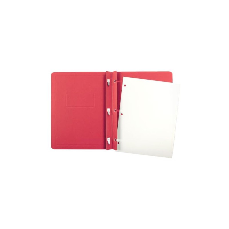 Oxford Duotangs, Paper File Folders, Letter Size, Red, 6 per