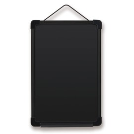 Asmix BB037 Plastic Frame Black Board S Chalk Marker Magnetic Tray Black S