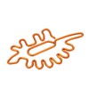 100pcs Paper Clips Portable Mini Cute Dinosaur Shape Electroplated Metal