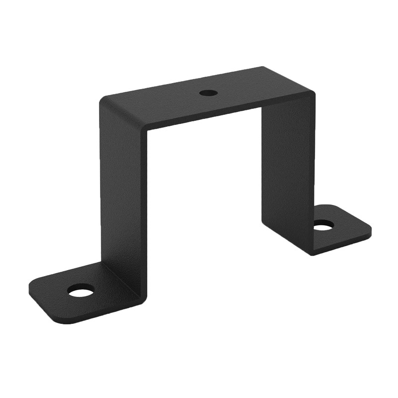 VANROUG 4 Pcs Square Pipe Clamp, U Shaped Connector Bracket,