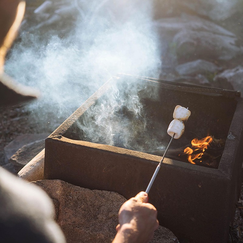 Coghlan's Telescoping Roasting Fork – Stainless Steel Skewers for Marshmallows