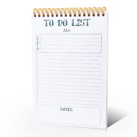 Wolepaz To Do List Notebook - A5 50 Page Daily To Do Plan, Planning Pad Checklist Productivity Note Pad for Work and Personal Organized(A)