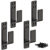 AMZFINE 2x4 Door Barricade Brackets Heavy Duty 4pcs Door Bar