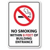 NO SMOKING 8 Feet Sticker Decal waterproof outdoor high quality