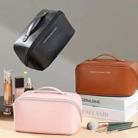Gita Brand 손가방 화장품파우치 이동 여행용 가방 이너백 Handbag Cosmetic Pouch Travel Bag Inner Bag [Brown cosmetic pouch]