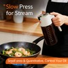 KEOUKE 2 in 1 Oil Sprayer & Dispenser for Cooking,