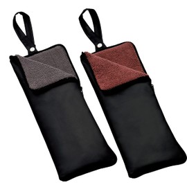 Umbrella Cover for Men, Water Absorbent, Quick Drying, Microfiber Folding Umbrella, Wet Storage, Set of 2 Colors