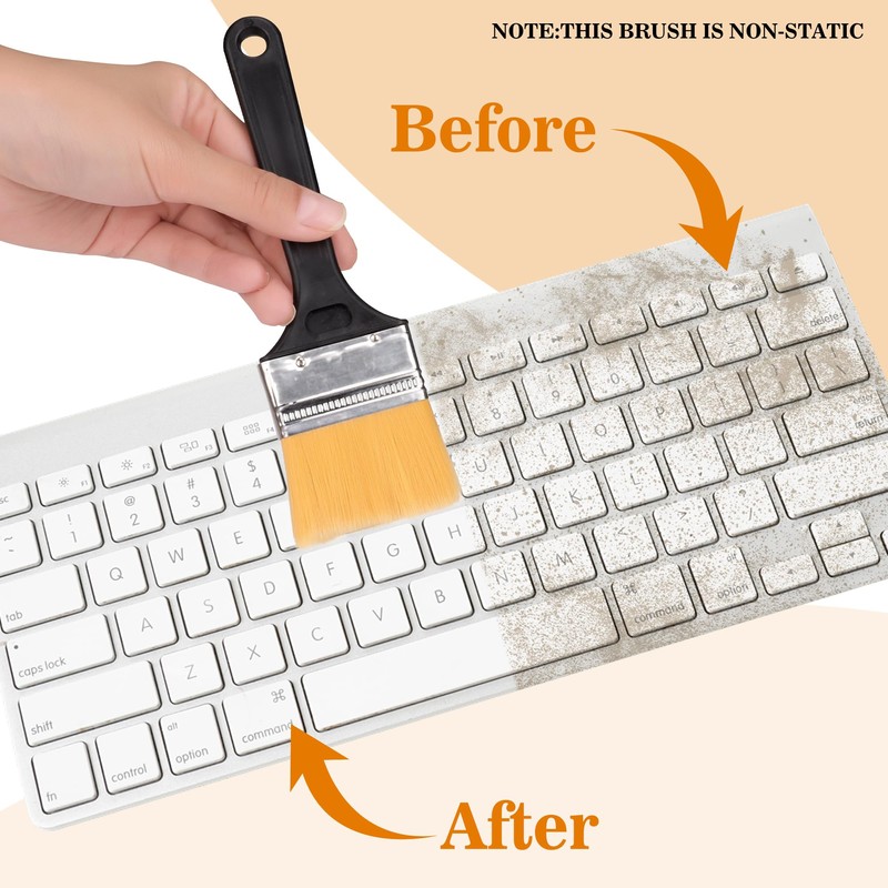 Small Portable Nylon Anti Static Brushes Electronics Computer Keyboard Laptop