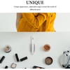 SECFOU Aplicador de Crema Hidratante Espalda Plegable Esponja Gris, Mango