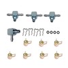 BuliBoao Fuel Return Line Injector Metal Connector Fits for Diesel