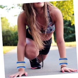Totority 1Pair Weight Bearing Sandbag Wrist Bands for Fitness Development and Muscle Toning for Running Yoga and Home Workouts