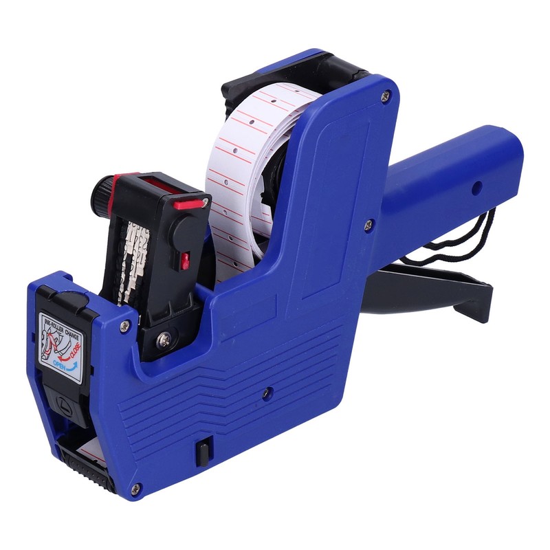 Price Tag Gun Coding Machine 8 Digits with 10pcs White