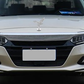 MUCKLILY 3D Eagle Hood Ornament Car Hood Ornament for Universal Vehicle Decoration Auto Front Decal 3.34 X 2.51 X 1.10 in 1 Pack