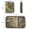 Army Military Notebook Cover With 6 Ring Binder, Padfolio With