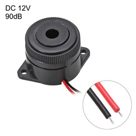 sourcing map DC 12V Active Electronic Buzzer Alarm Sounder Continuous 90dB Beep Speaker