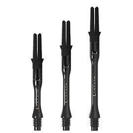 LSTYLE L-Shaft Carbon Dart Shafts – Silent (Spins) – Clear Black 370 Slim (XL)
