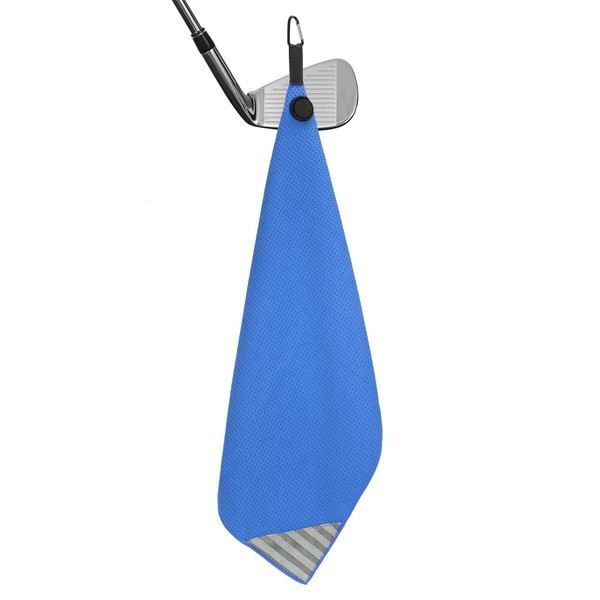 PATIKIL 20"x16" Magnetic Golf Towel with Wire Cleaning Cloth, Microfiber
