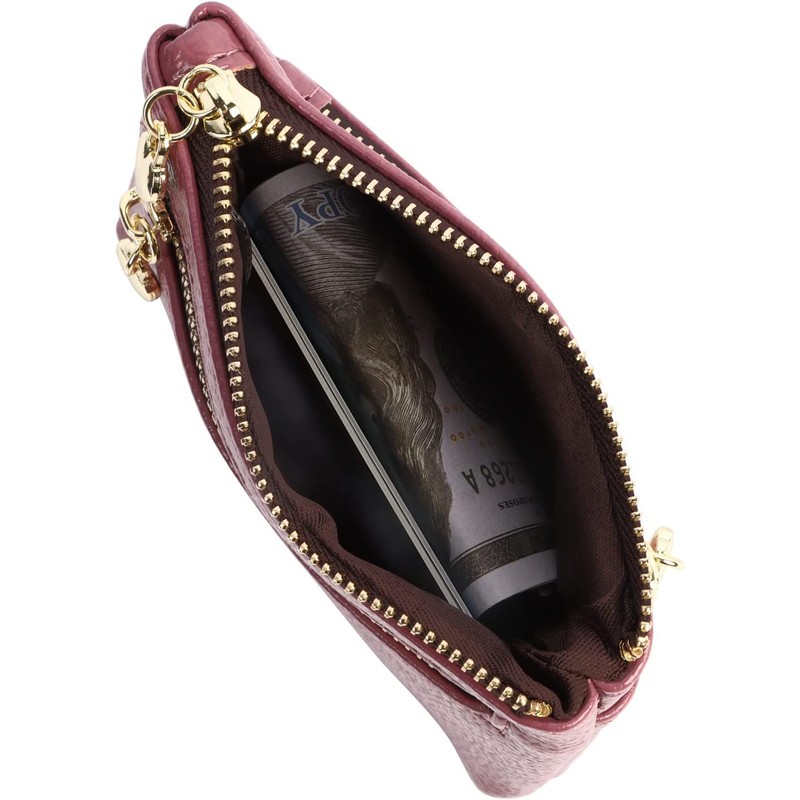 Creaher Women's Genuine Leather Coin Purses Mini Purse Coin Bag