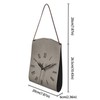 LTG Wall Clock Nordic Simple Antique Retro PU Leather Wall