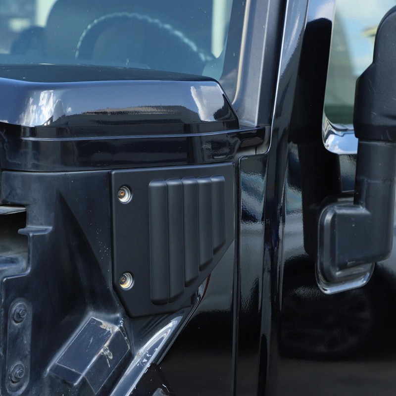 MODY 2x Matt Black Fender Vent Trim Side Cover For