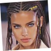 Hair Braid Accessories, 60 Aluminium Braid Locks, Adjustable Metal Cuffs,