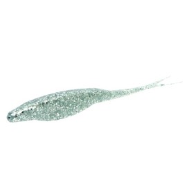 Zoom Bait Super Fluke, 5 1/4in. (10 Pack) Crazy Chrome 23345