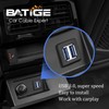 BATIGE Dual Ports Square USB 3.0 Panel Flush Mount Extension