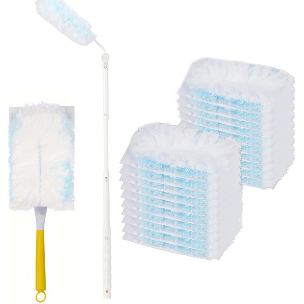 MEOAlBkey Flash Dust Magnet Refills 30PCS,Disposable Electrostatic Dusters for Cleaning